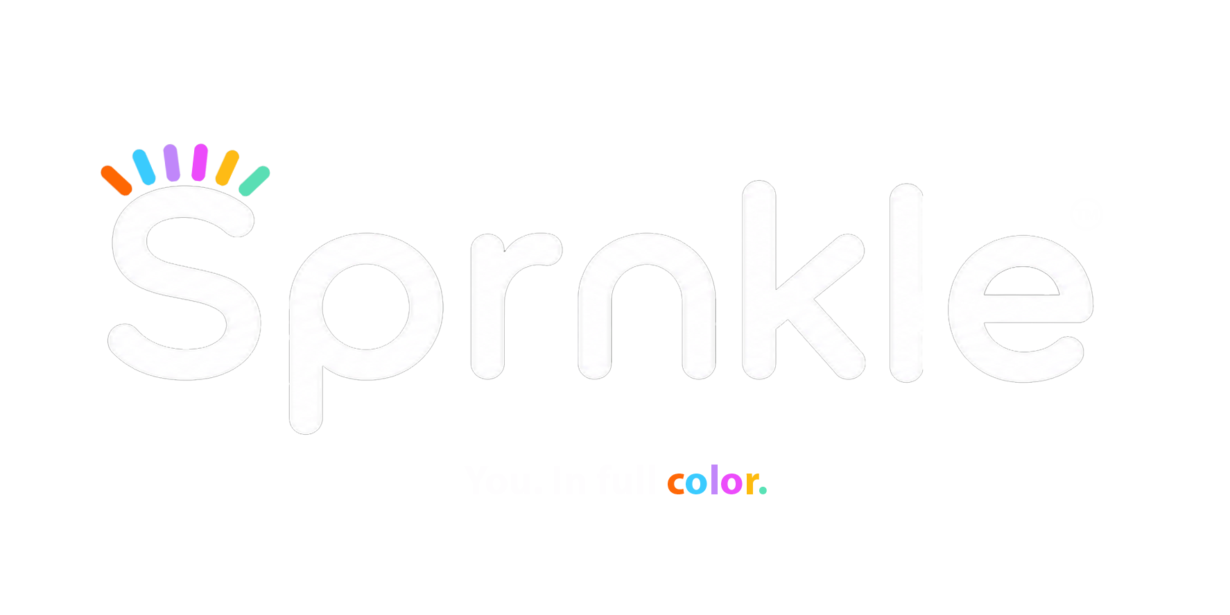 Sprnkle "You. In full color." lockup