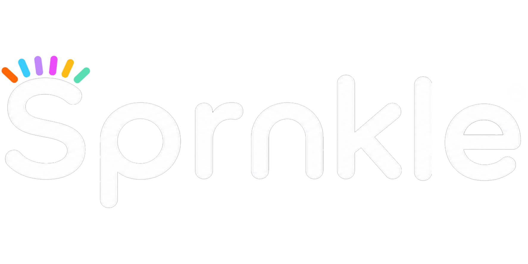 Sprnkle logo, full-color wordmark
